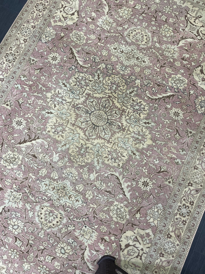 Navy Vintage Turkish Rug 6' 4" x 9' 8" - No. WR37120