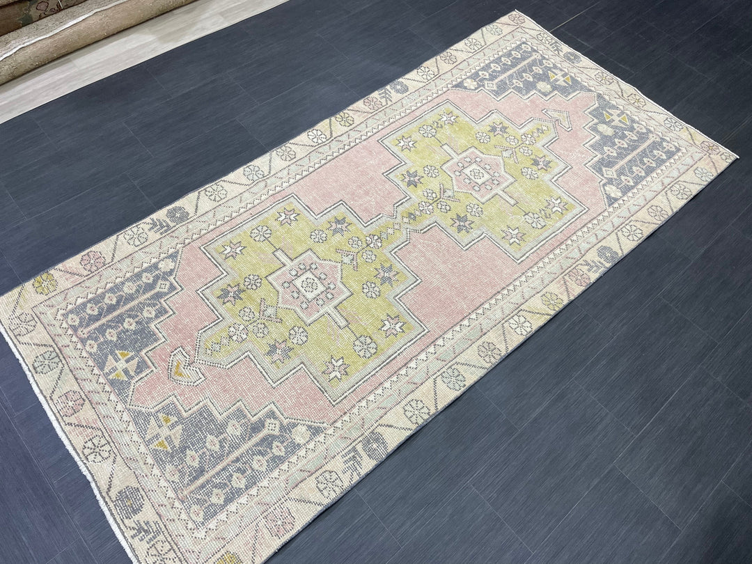 Turkish Oushak Rug 4' x 8' 8" Hand-Knotted
