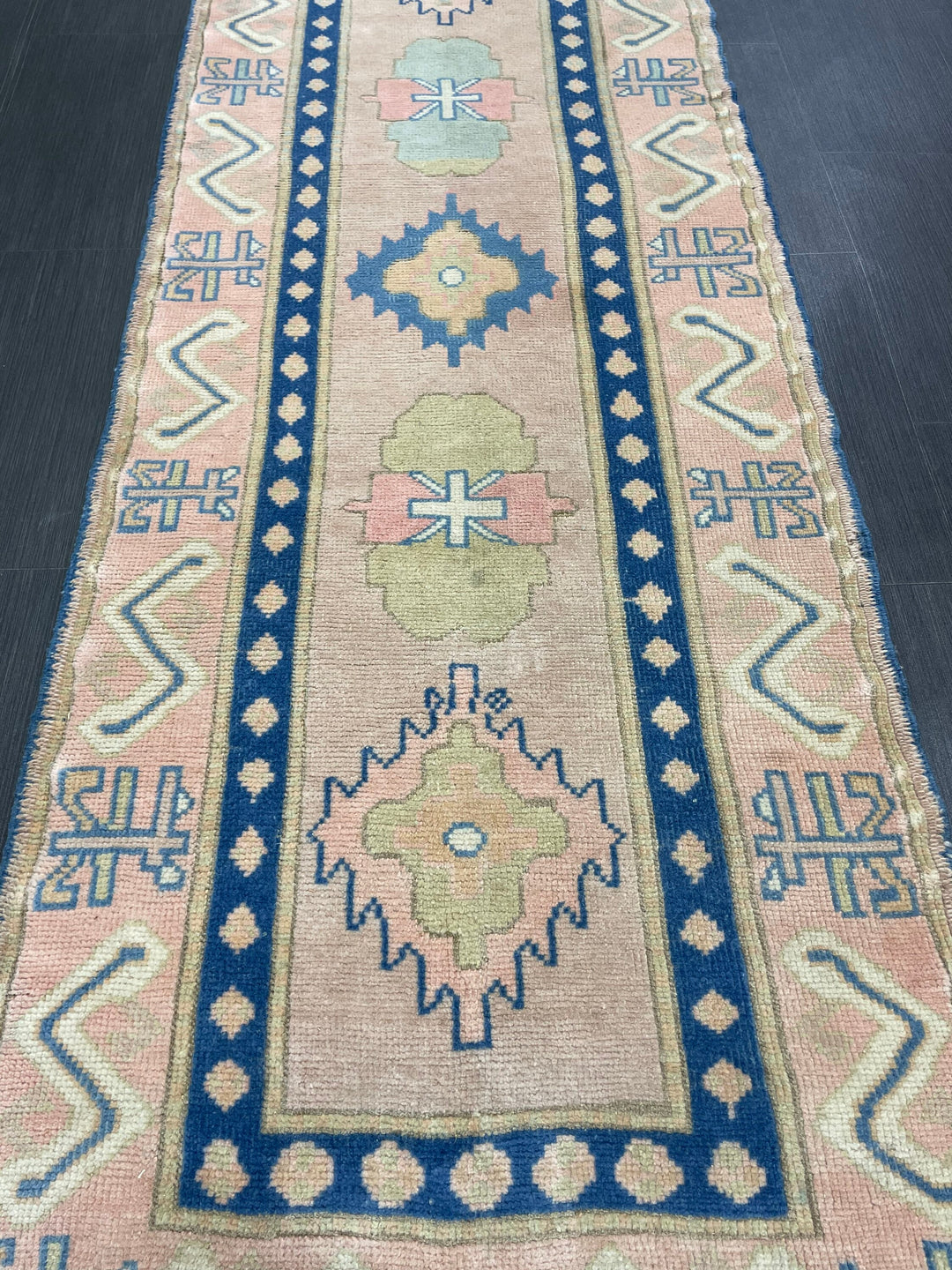 Brown Runner Rug 2' 8" x 13' 4" - No. WR80636