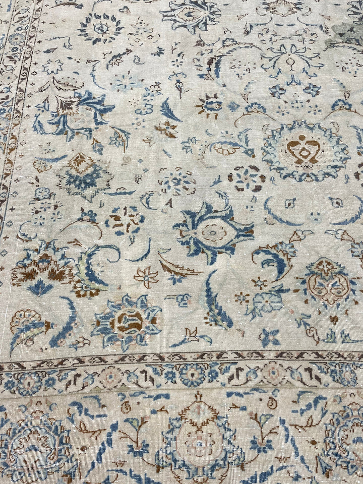 Rust Turkish Oushak Rug 7' 7" x 10' 11" Hand-Knotted view