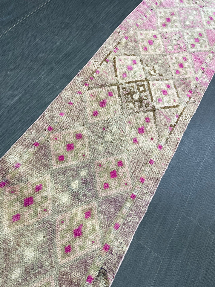 Turkish Runner Rug 2' x 10' 10" Hand-Knotted view 9