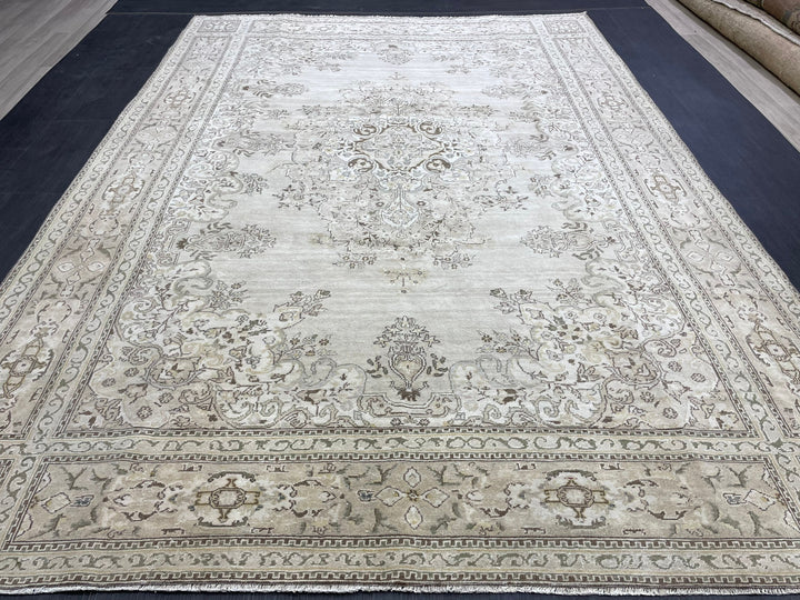 Rust Turkish Runner Rug 6' 8" x 9' 7" Hand-Knotted