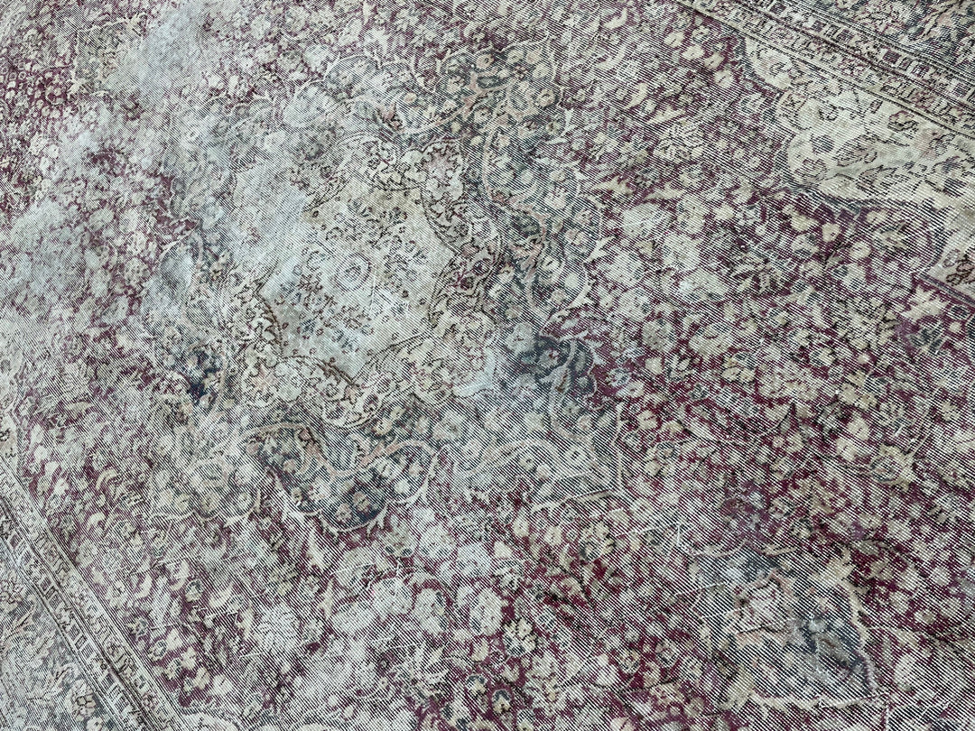 Muted Vintage Turkish Rug 8' 7" x 12' 2" - No. WR77527