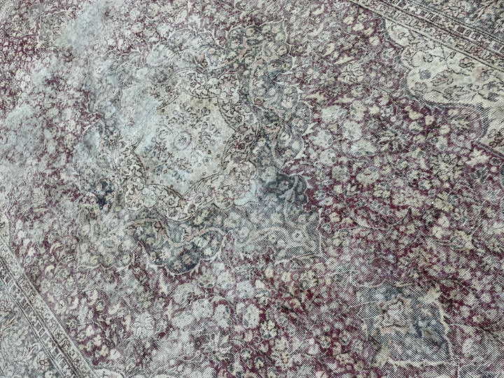 Muted Vintage Turkish Rug 8' 7" x 12' 2" - No. WR77527