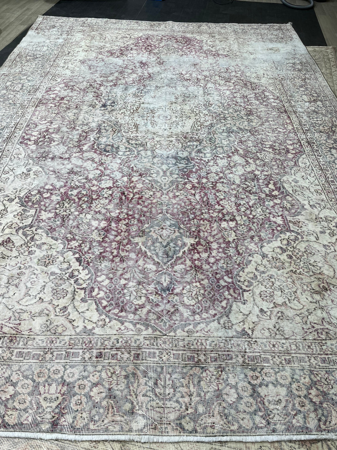 Muted Vintage Turkish Rug 8' 7" x 12' 2" - No. WR77527