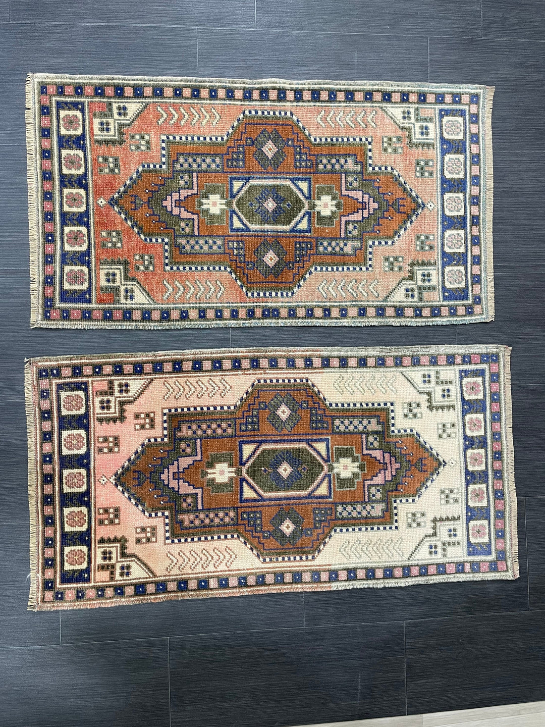 Beige Turkish Runner Rug 1' 8" x 3' 4" Hand-Knotted view