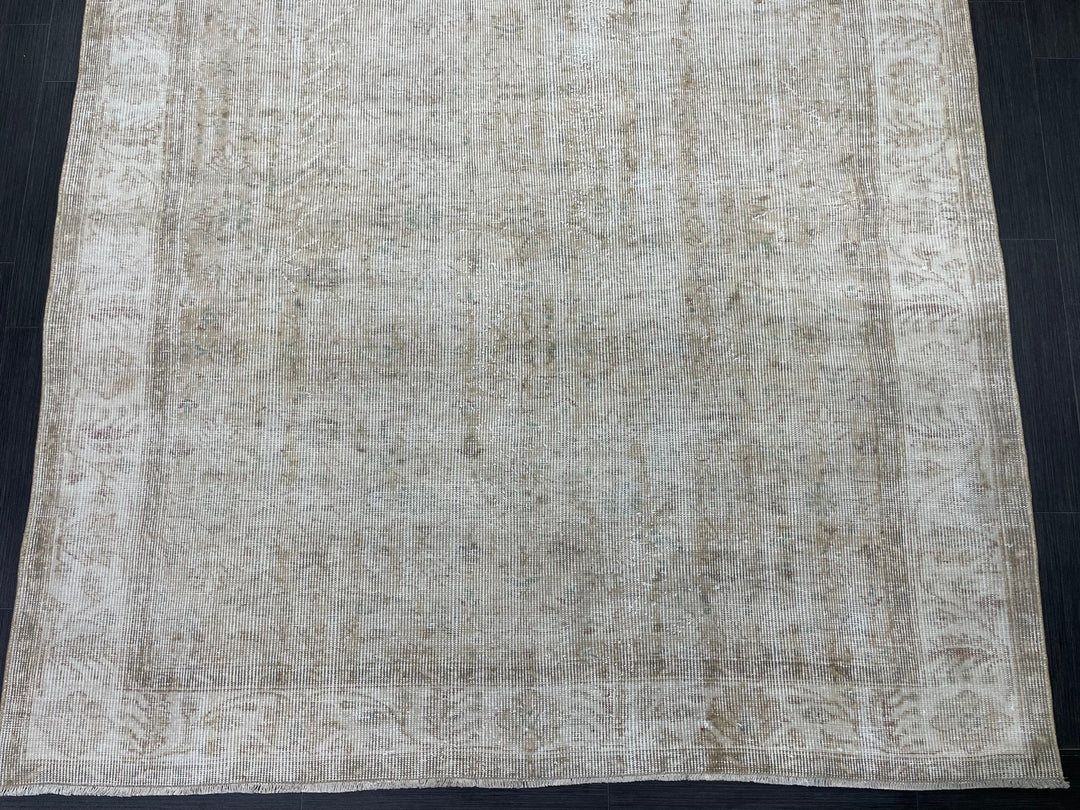Pink Turkish Runner Rug 5' 8" x 9' 2" Hand-Knotted view