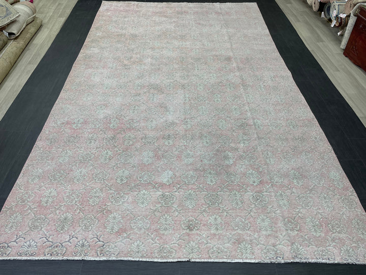 Beige Turkish Oushak Rug 7' 2" x 12' Hand-Knotted view