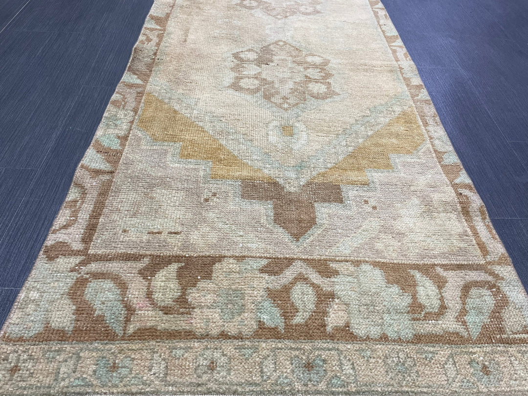 Turkish Runner Rug 2' 4" x 10' 11" Hand-Knotted view