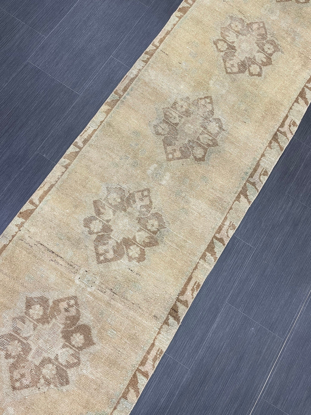 Turkish Runner Rug 2' 4" x 10' 11" Hand-Knotted view 9