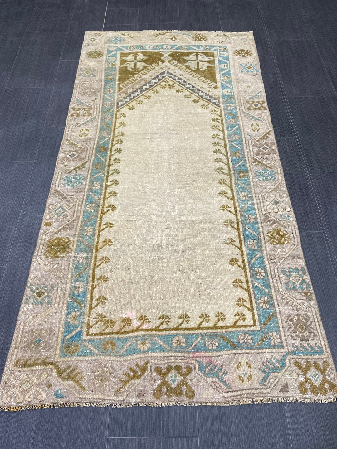 Rust Vintage Turkish Rug 3' 2" x 6' 4" - No. WR23694