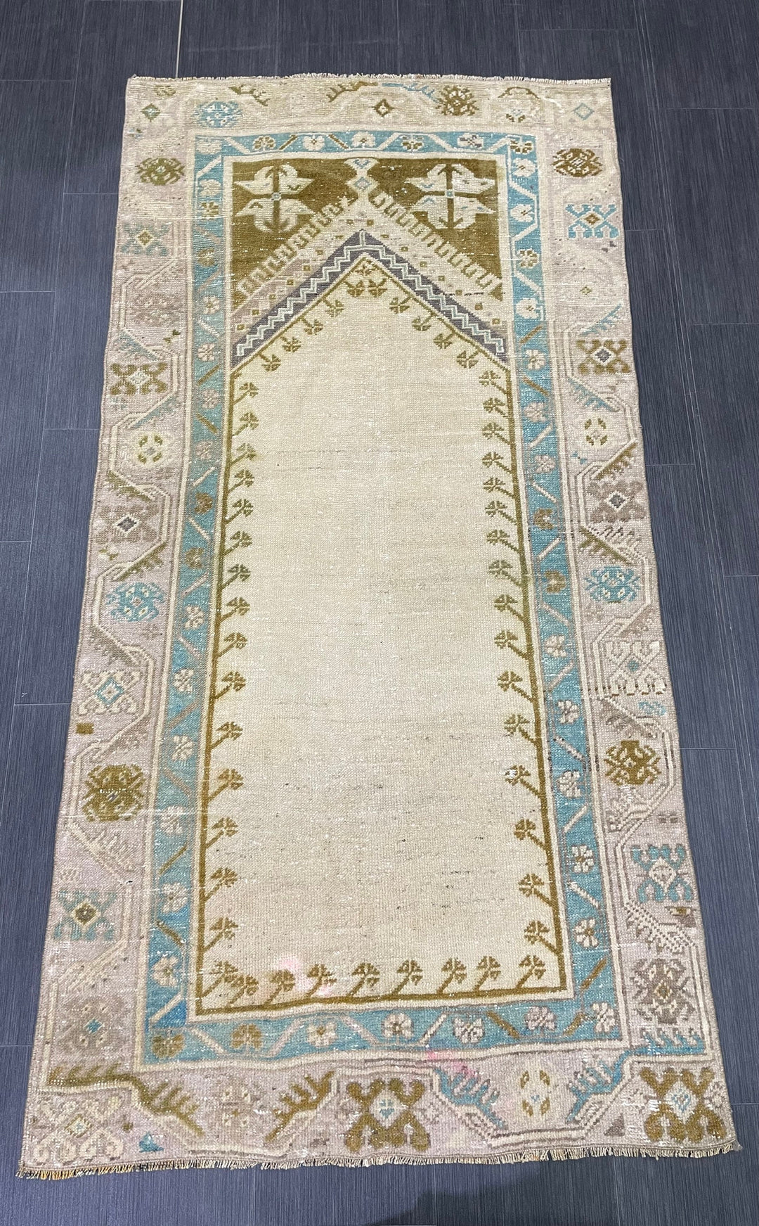 Rust Vintage Turkish Rug 3' 2" x 6' 4" - No. WR23694