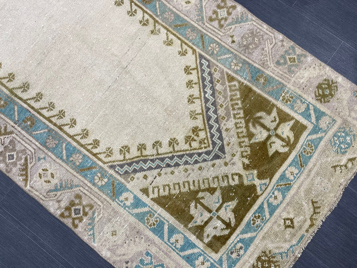 Rust Vintage Turkish Rug 3' 2" x 6' 4" - No. WR23694