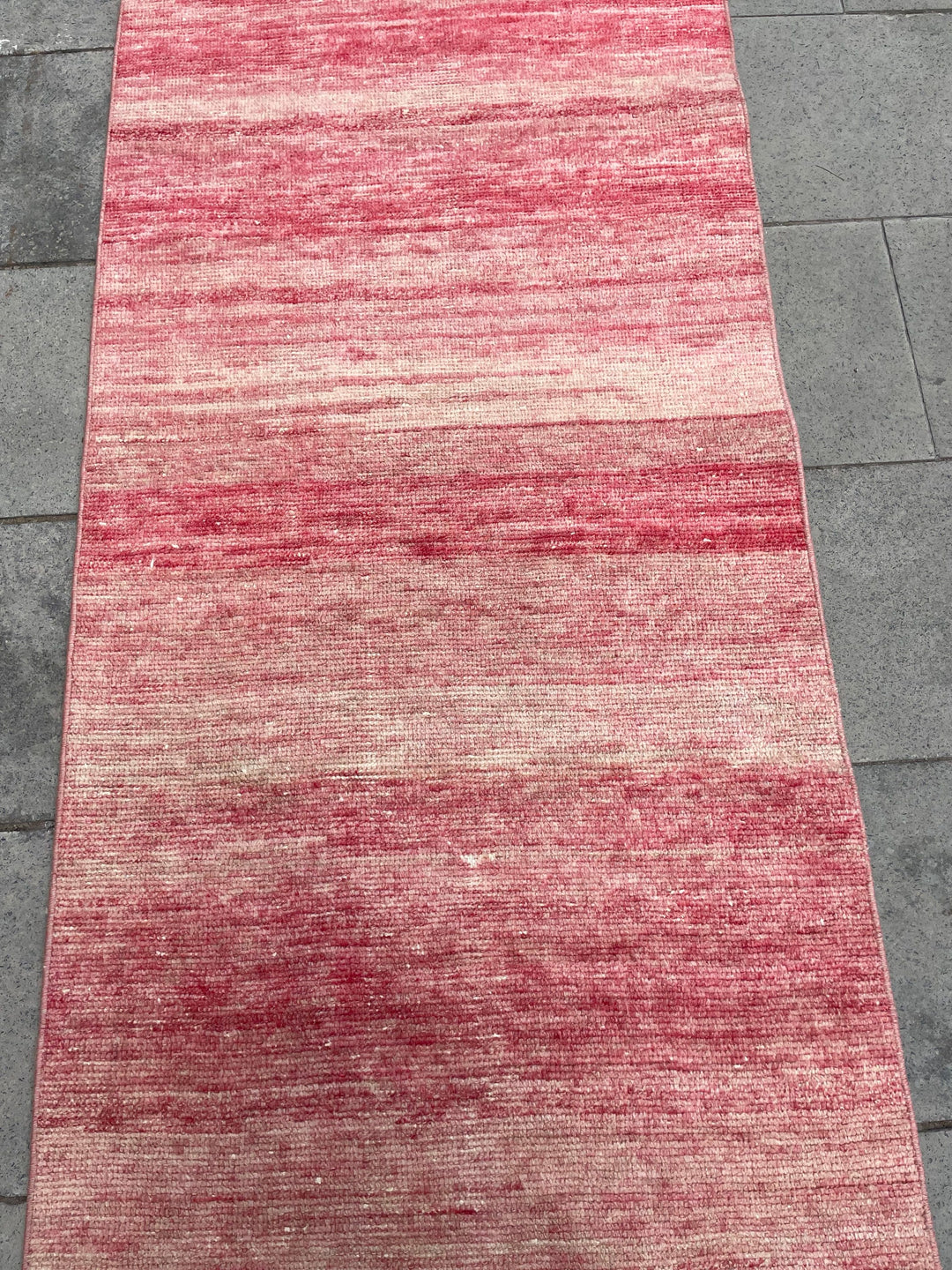 Beige Turkish Runner Rug 2' 5" x 19' Hand-Knotted view 9
