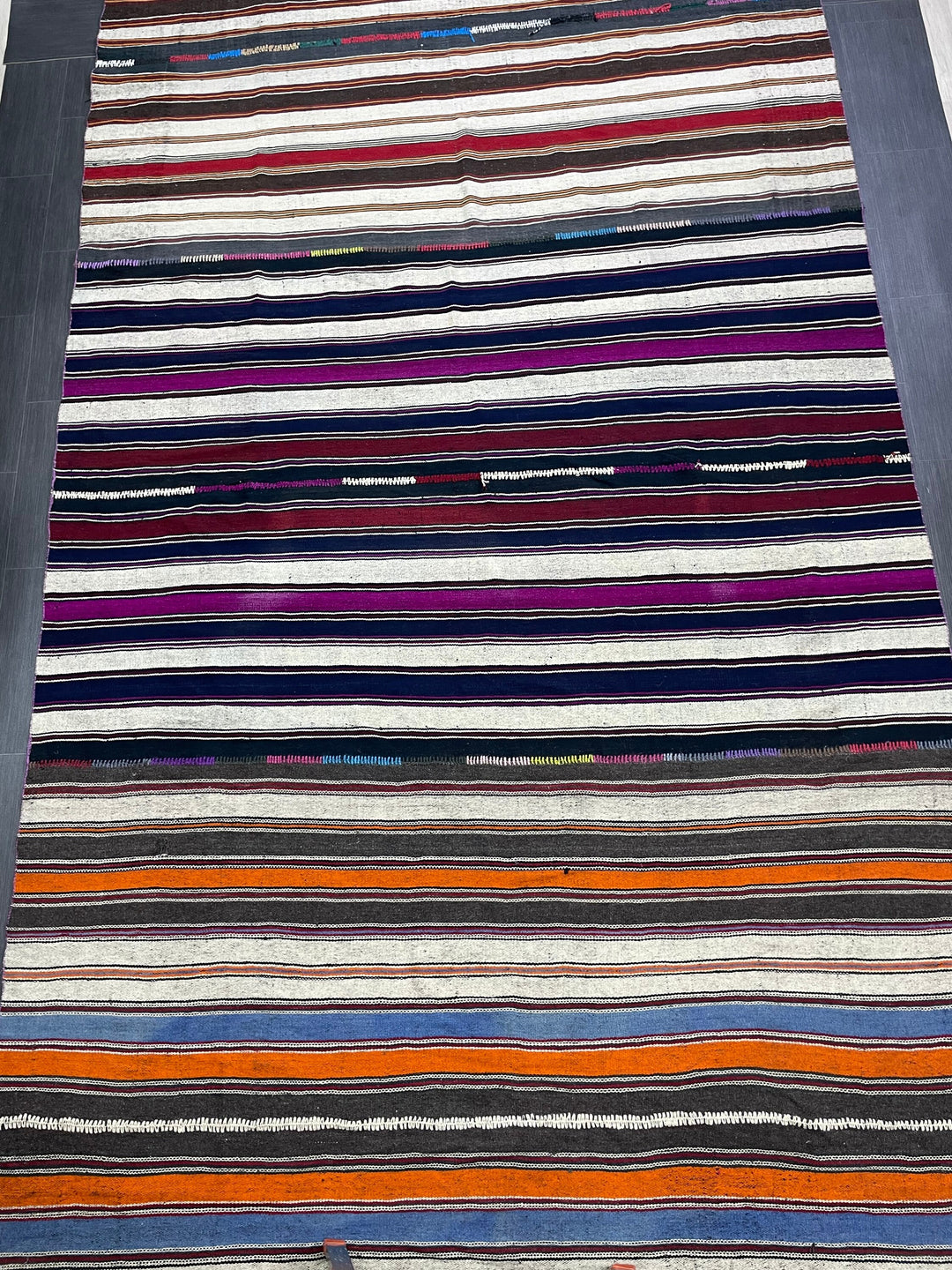 Rust Turkish Runner Rug 7' 6" x 15' 5" Hand-Knotted view