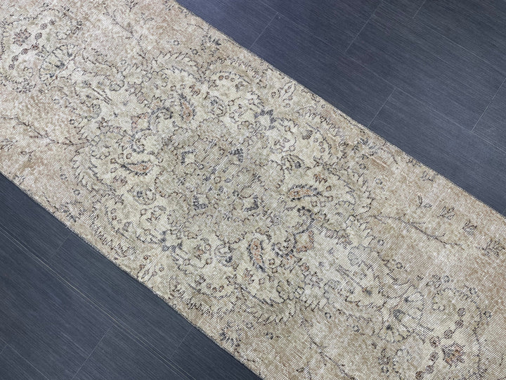 Rust Turkish Runner Rug 2' 9" x 10' 2" Hand-Knotted view