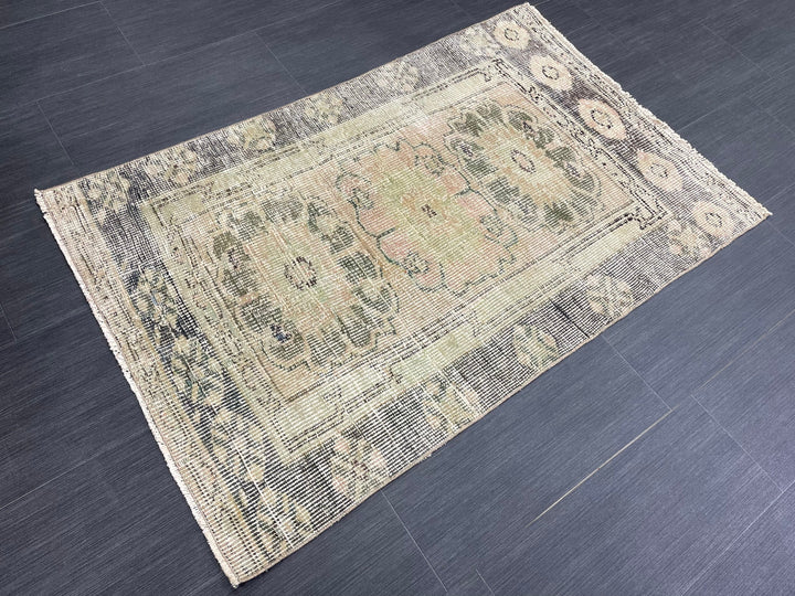 Rust Turkish Oushak Rug 2'7" x 4'1" Hand-Knotted view