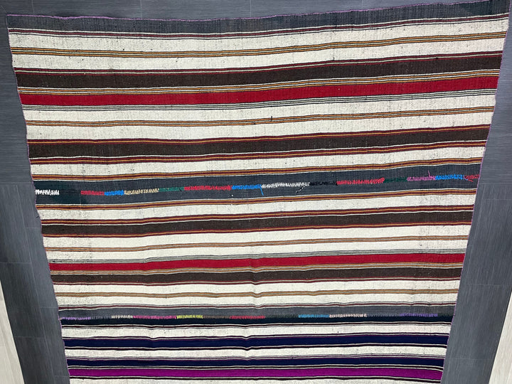 Rust Turkish Runner Rug 7' 6" x 15' 5" Hand-Knotted view 9