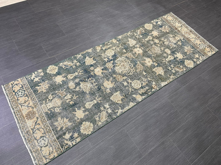 Brown Turkish Runner Rug 2' 7" x 6' 11" Hand-Knotted | No. WR52742