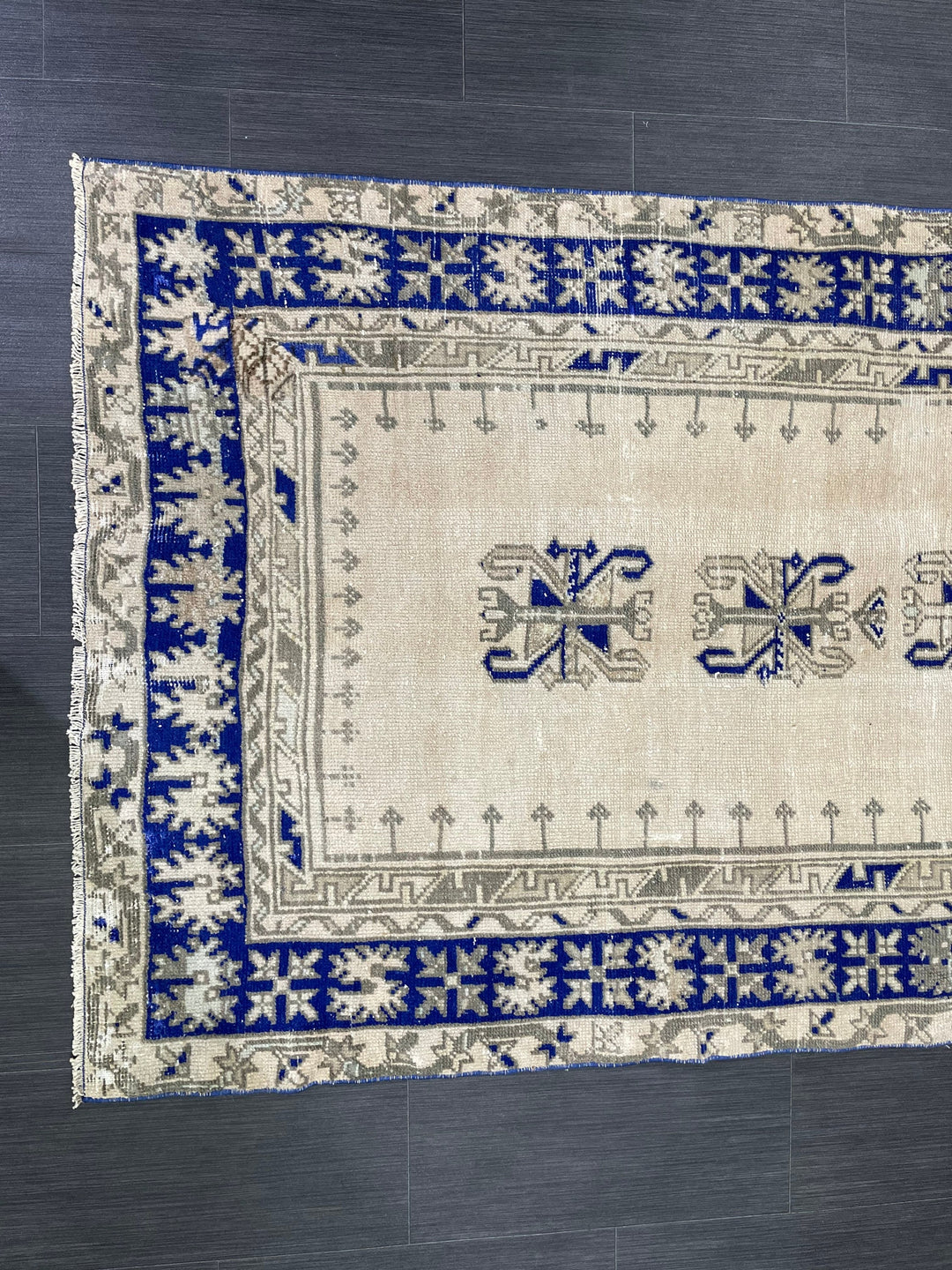 Turkish Oushak Rug 3' 7" x 6' 6" Hand-Knotted view 9