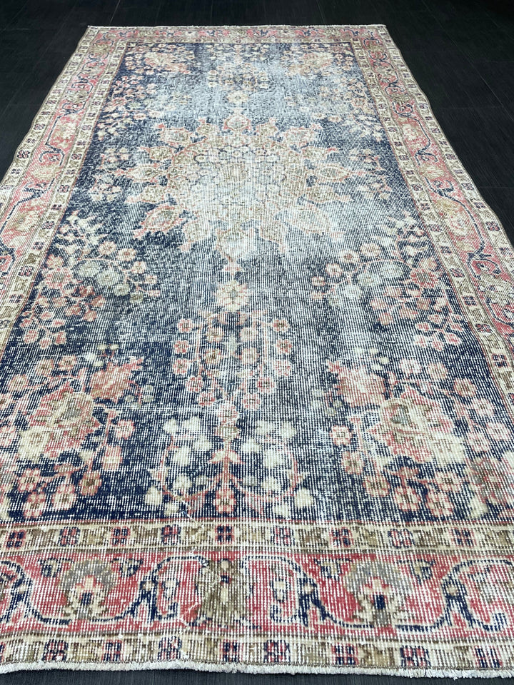 Beige Turkish Oushak Rug 4' 3" x 8' Hand-Knotted view
