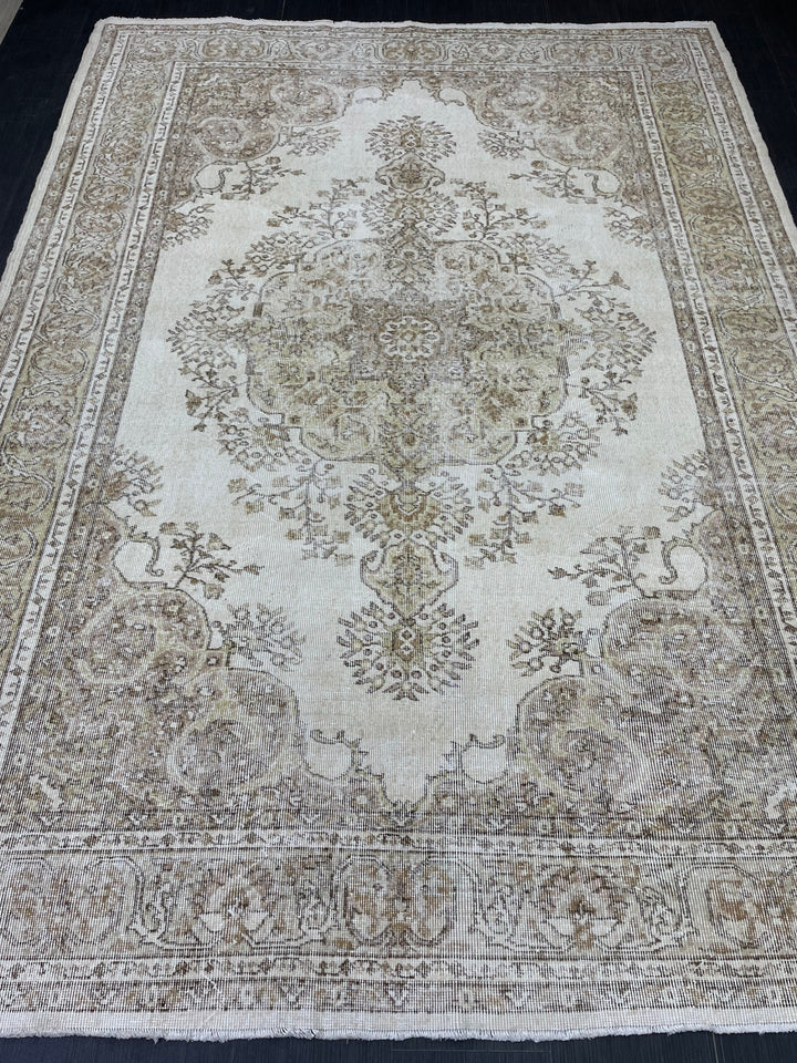 Vintage Vintage Turkish Rug 7' 3" x 10' 1" - No. WR91435