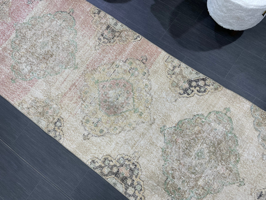 Turkish Runner Rug 2' 11" x 12' Hand-Knotted view