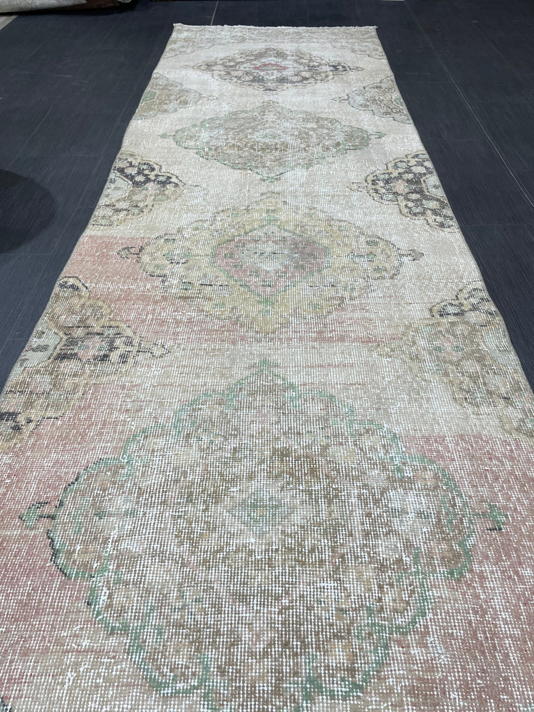 Turkish Runner Rug 2' 11" x 12' Hand-Knotted view 9