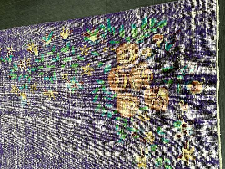Beige Turkish Oushak Rug 6' 7" x 10' 7" Hand-Knotted | No. WR33487