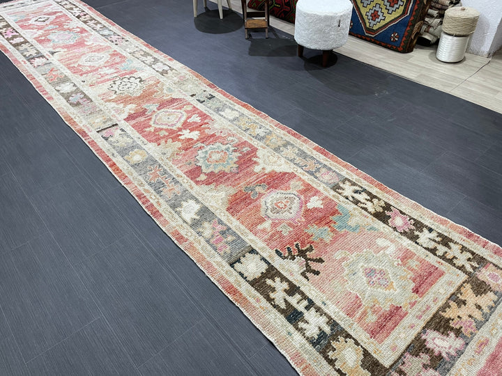 Blue Turkish Runner Rug 2' 11" x 15' 4" Hand-Knotted view
