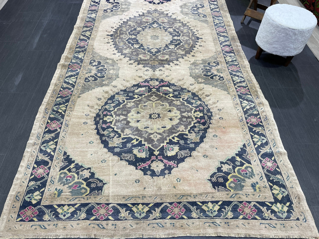 Turkish Oushak Rug 5' x 11' 8" Hand-Knotted view
