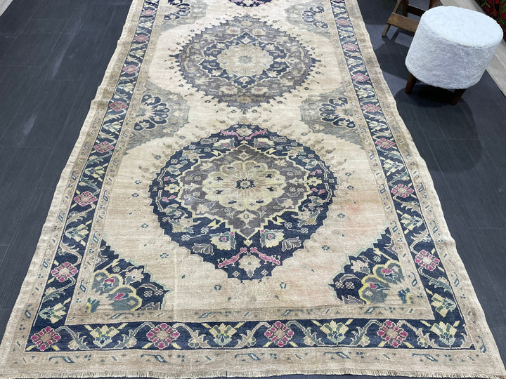 Turkish Oushak Rug 5' x 11' 8" Hand-Knotted view