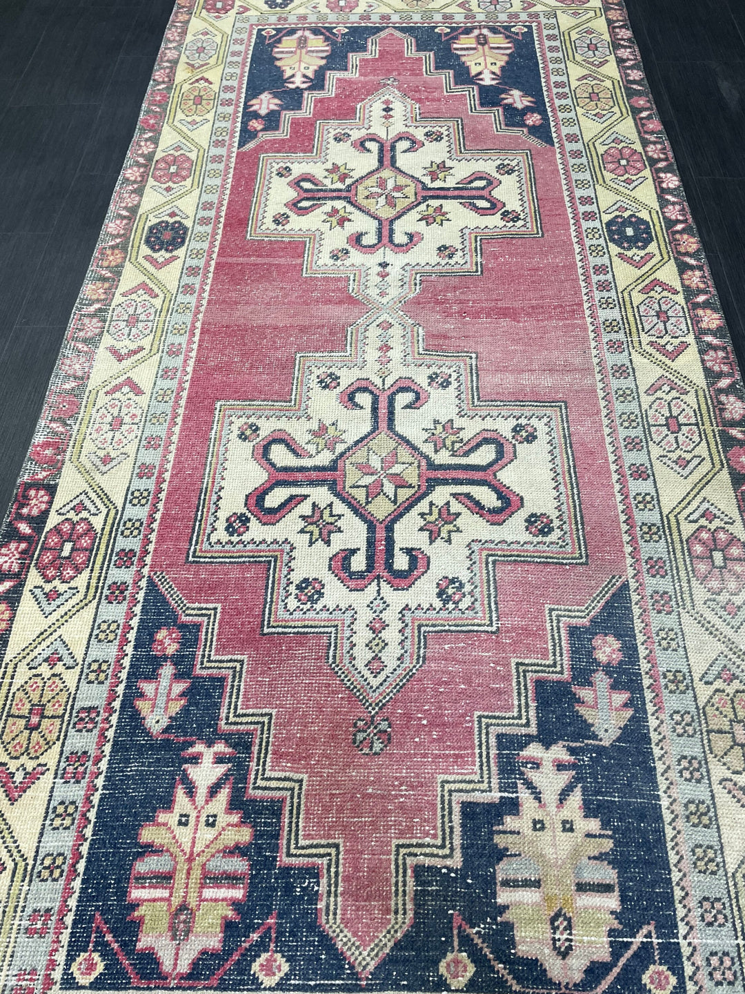 Rust Oushak Rug 4' 2" x 9' 2" - No. WR77175