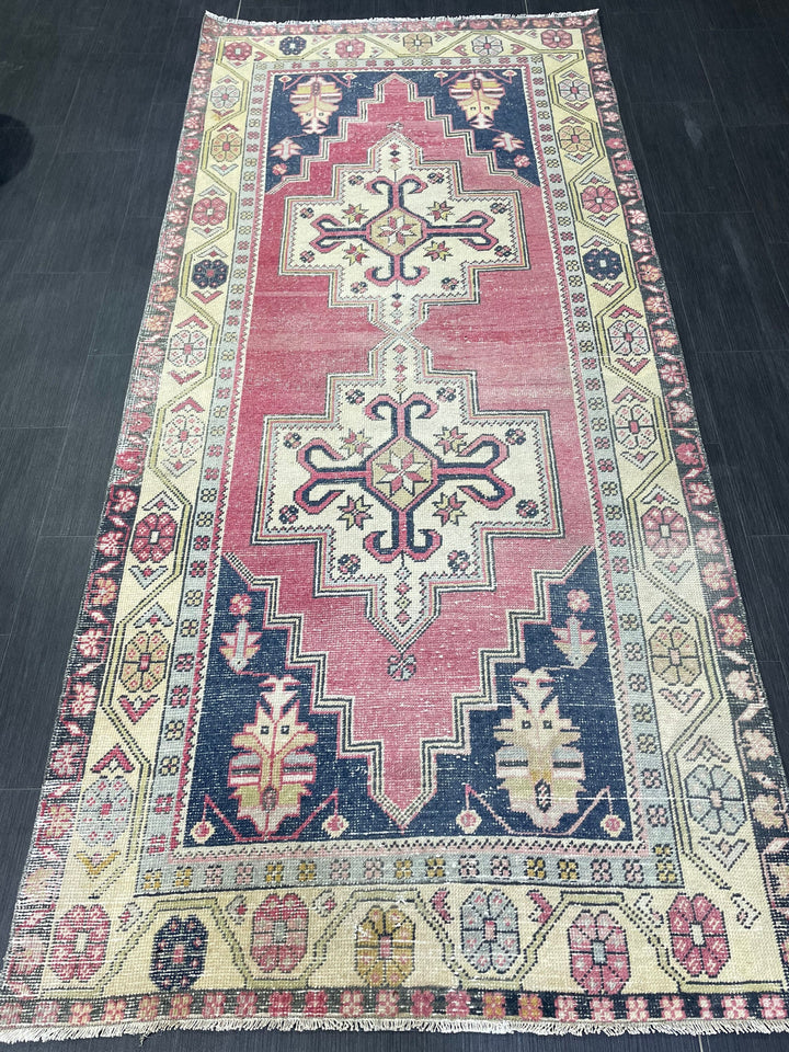 Rust Oushak Rug 4' 2" x 9' 2" - No. WR77175