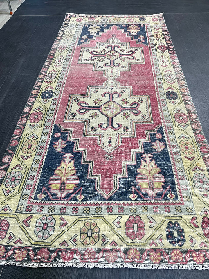 Rust Oushak Rug 4' 2" x 9' 2" - No. WR77175