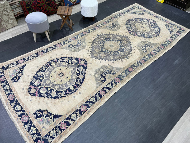 Turkish Oushak Rug 5' x 11' 8" Hand-Knotted