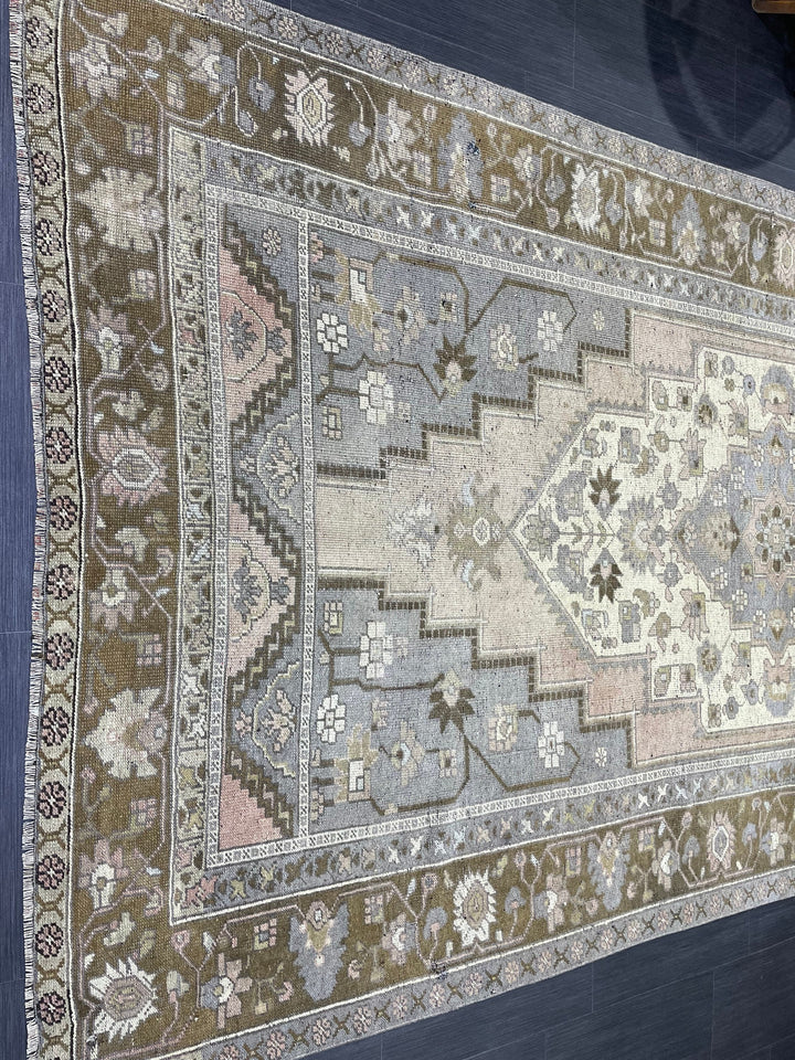 Rust Turkish Oushak Rug 5' 9" x 10' 11" Hand-Knotted view