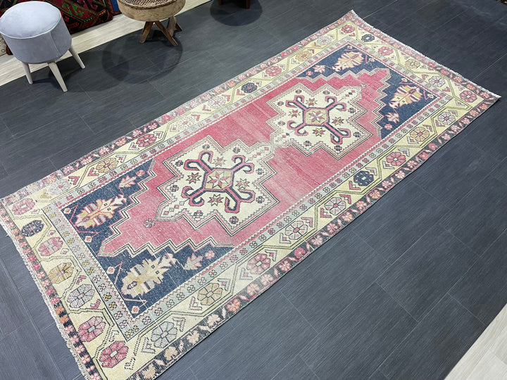 Rust Oushak Rug 4' 2" x 9' 2" - No. WR77175