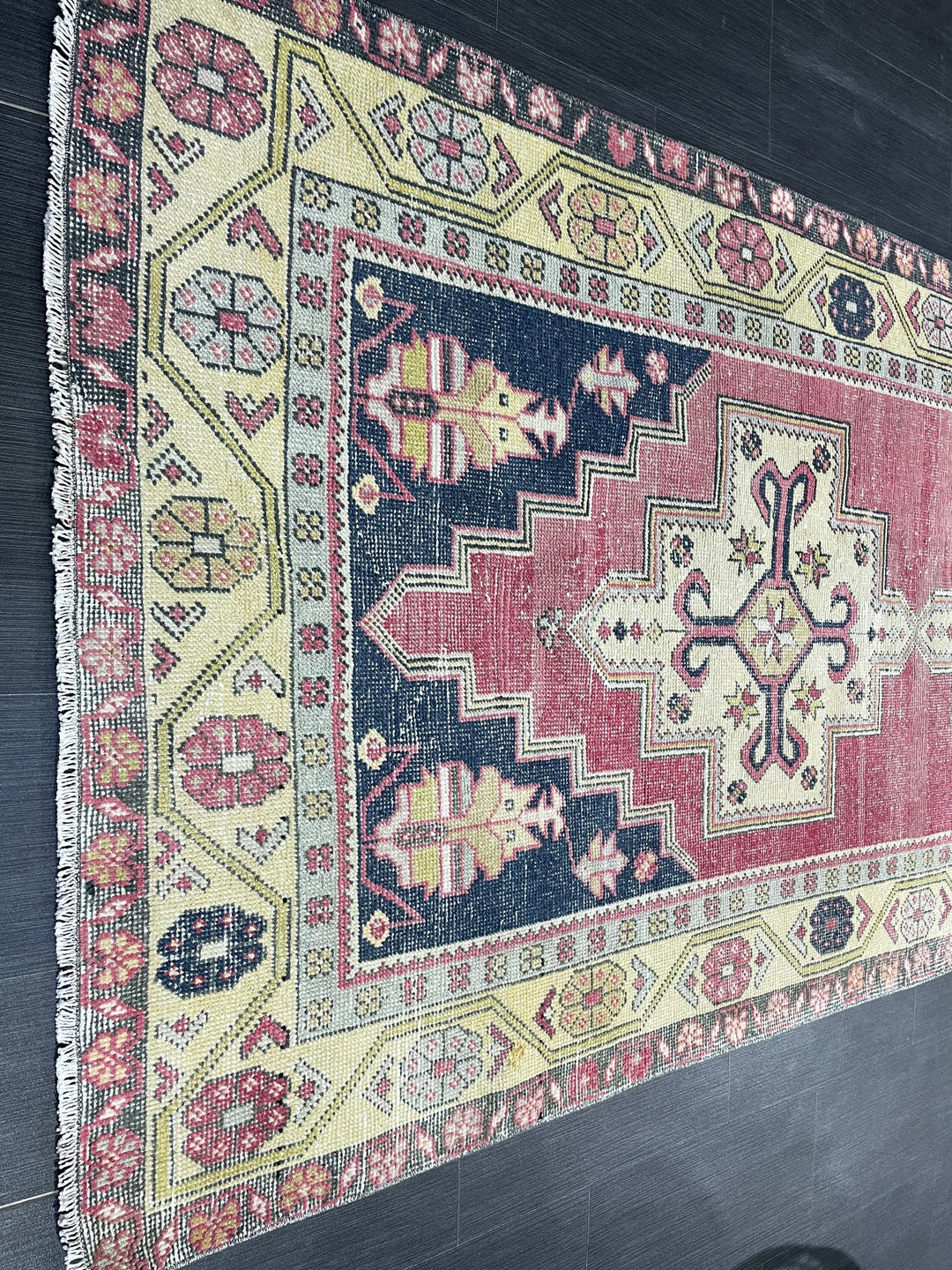 Rust Oushak Rug 4' 2" x 9' 2" - No. WR77175