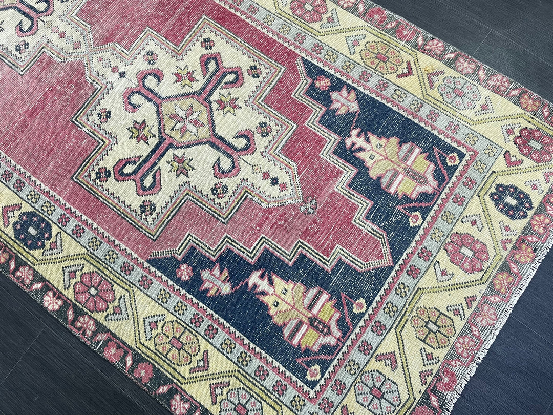Rust Oushak Rug 4' 2" x 9' 2" - No. WR77175