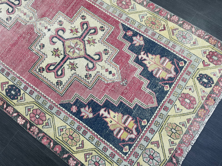 Rust Oushak Rug 4' 2" x 9' 2" - No. WR77175