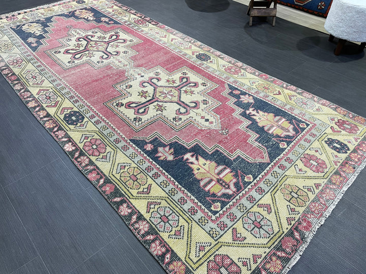 Rust Oushak Rug 4' 2" x 9' 2" - No. WR77175