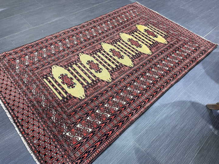 Navy Turkish Runner Rug 3' x 5' 1" Hand-Knotted view