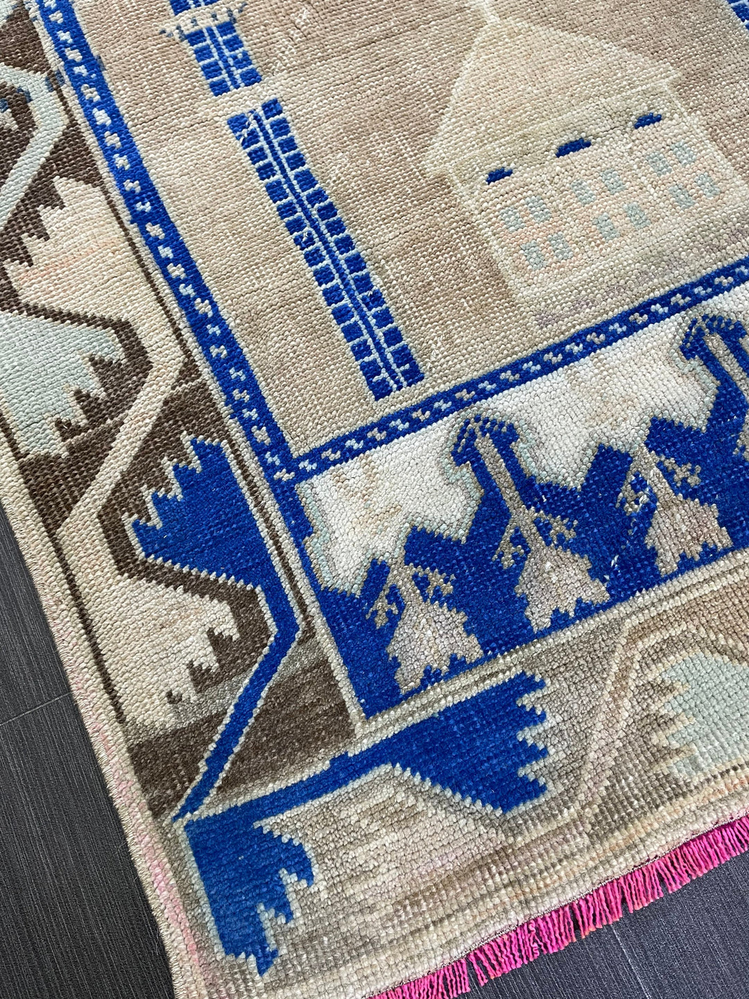 Blue Oushak Rug 3' 4" x 5' - No. WR87484