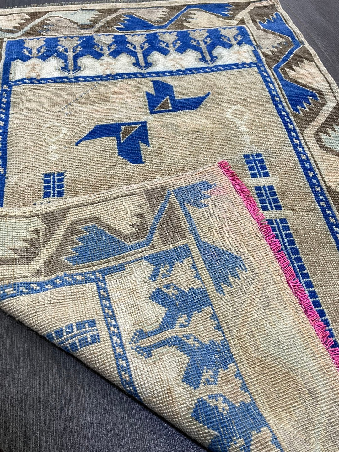 Blue Oushak Rug 3' 4" x 5' - No. WR87484