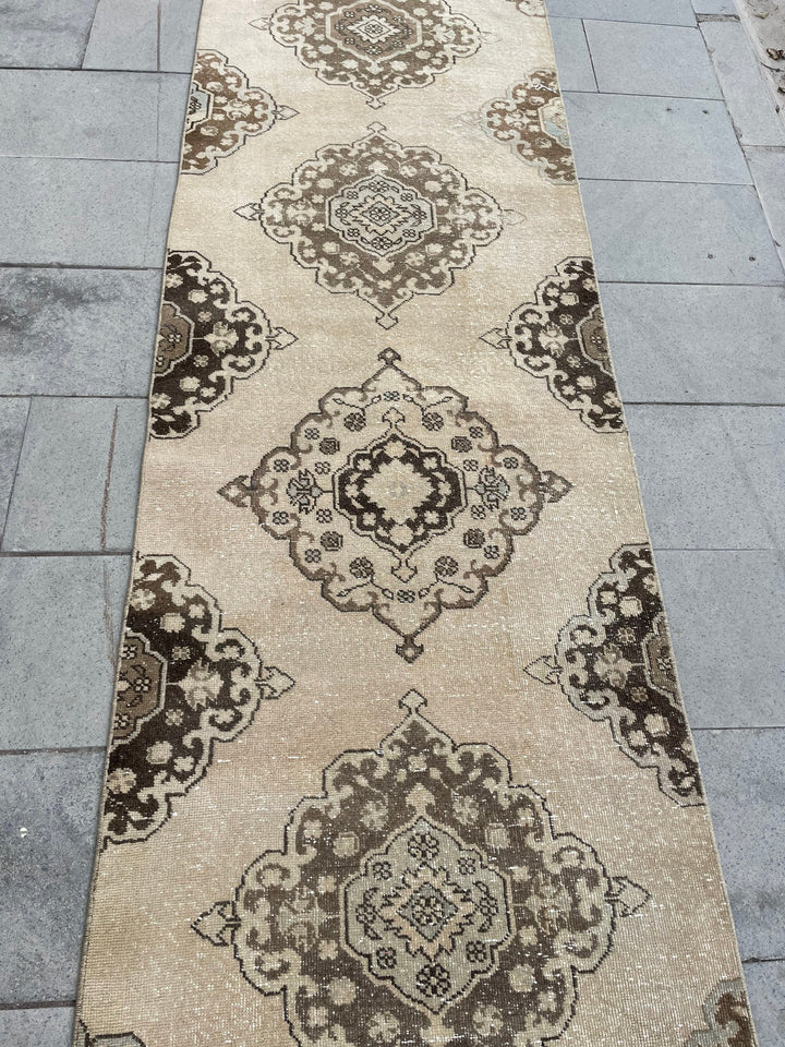 Pink Turkish Runner Rug 2' 10" x 22' 8" Hand-Knotted view