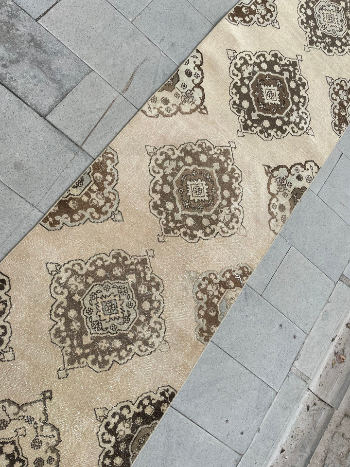 Pink Turkish Runner Rug 2' 10" x 22' 8" Hand-Knotted pattern
