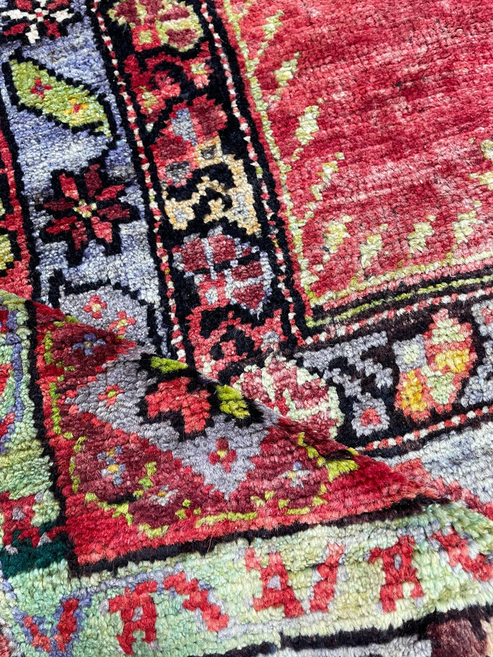 Rust Turkish Oushak Rug 4' 2" x 7' 3" Hand-Knotted view
