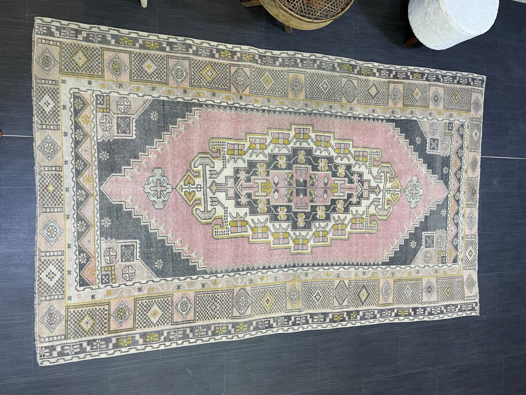 Rust Turkish Oushak Rug 4' 8" x 7' 7" Hand-Knotted view