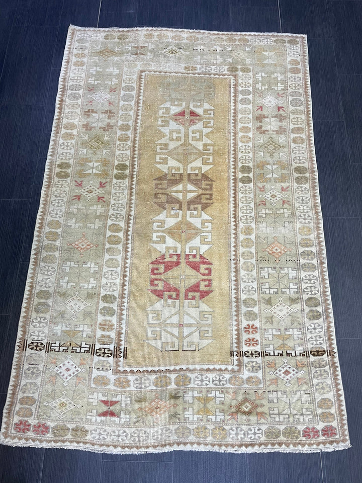 Rust Oushak Rug 4' 1" x 6' 4" - No. WR93613